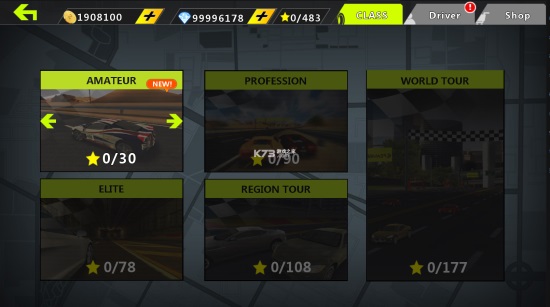 城市飞车解锁版无限钻石金币截图2