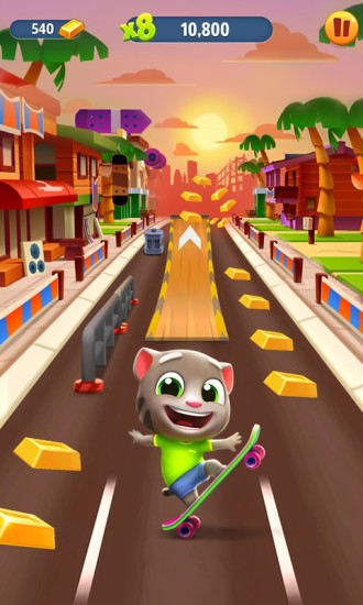汤姆猫跑酷无限解锁版下载截图2